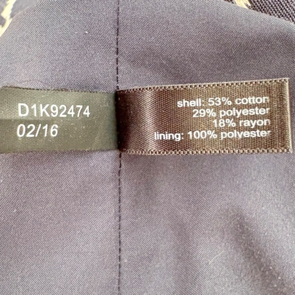 The Limited Sleeveless Sheath Dress Size 4 White/Navy - Picture 12 of 12